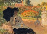 Клод Моне Камилла Моне в саду 1873г 